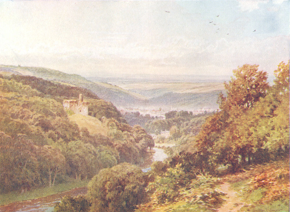 DEVON. Okehampton 1931 old vintage print picture